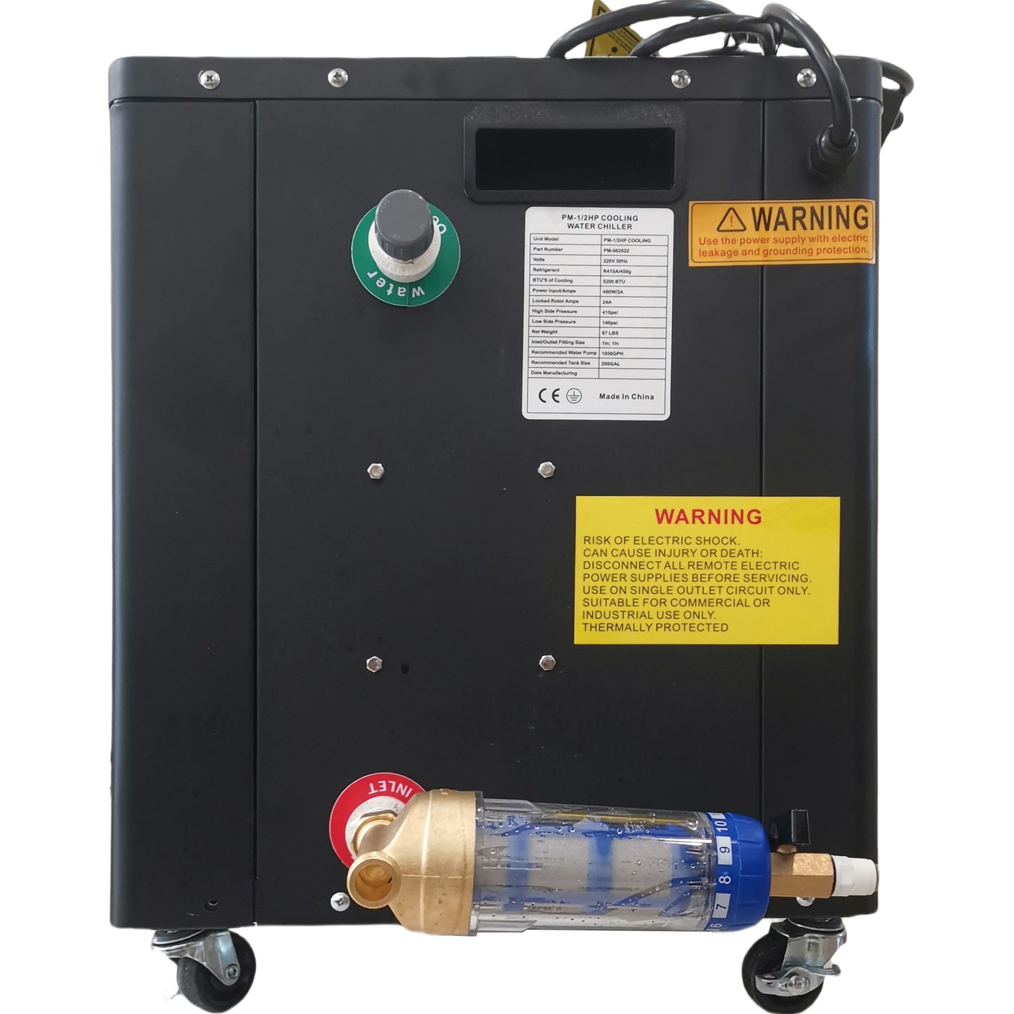 1850W Cooling Power Water Chiller for Ice Bath With WiFi Ozone Disinfection