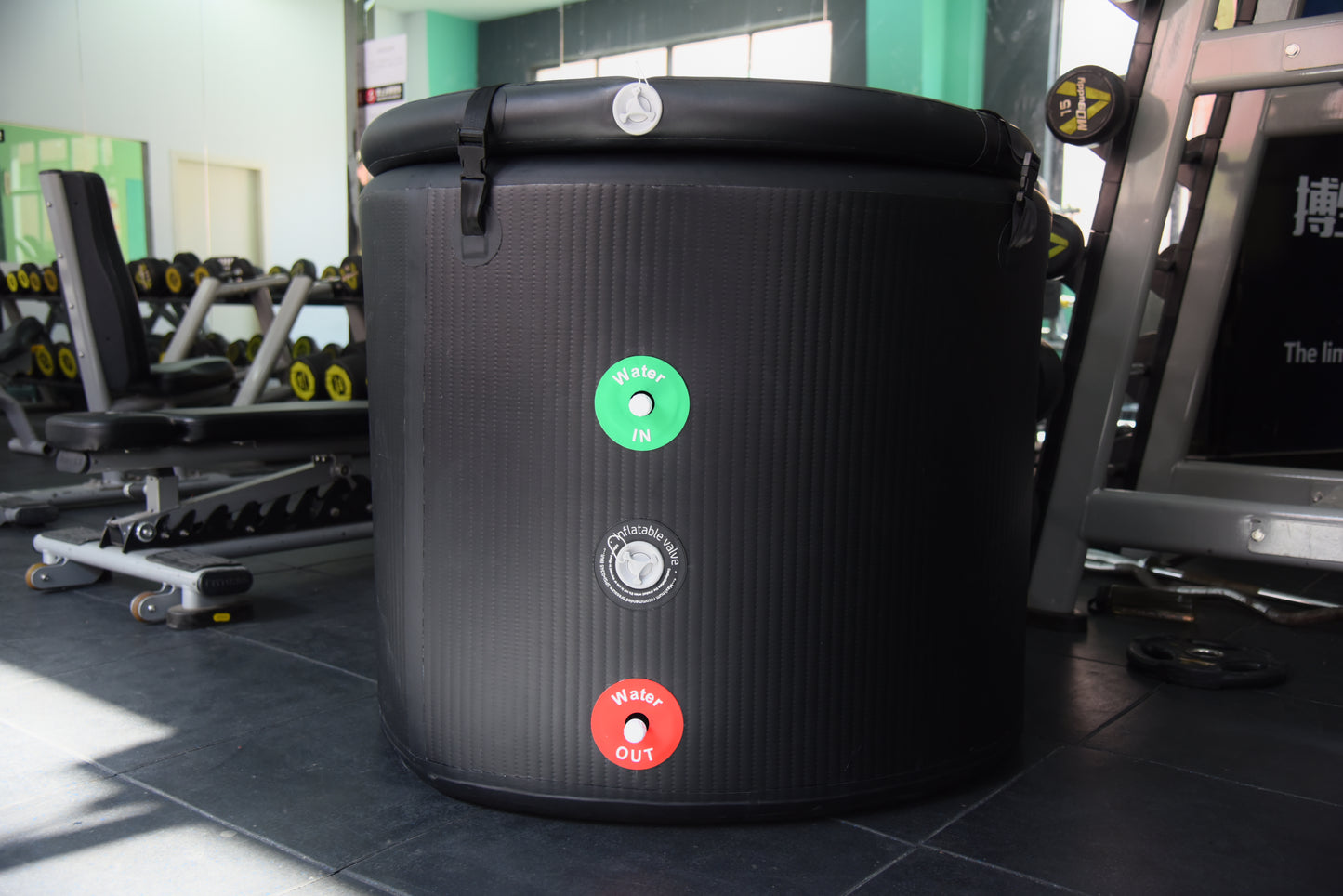 Ice Bath Tub Cold Plunge Tub Cylindrical Tub